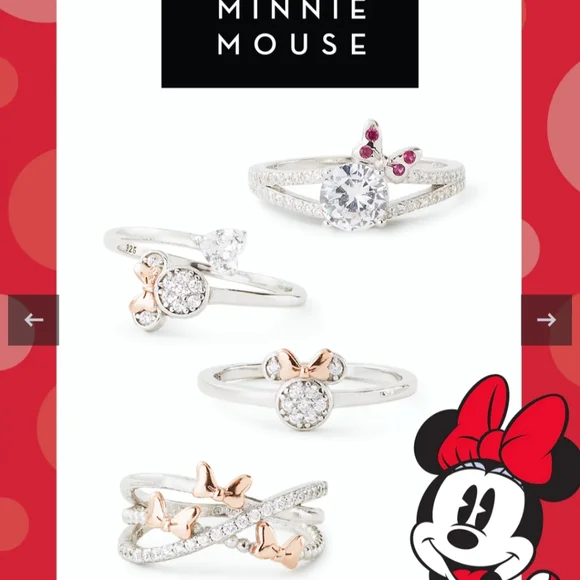 Other Minnie Or Mickey Mouse Candle With Disney Licensed Ring